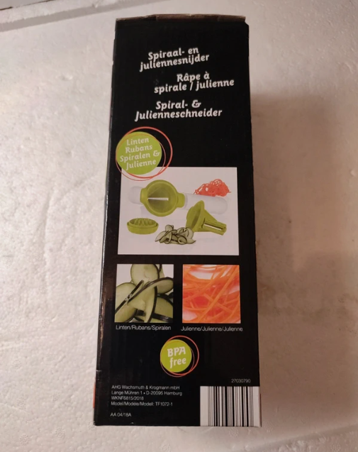 03 Punten.... Julienne snijder -Keukenhulp