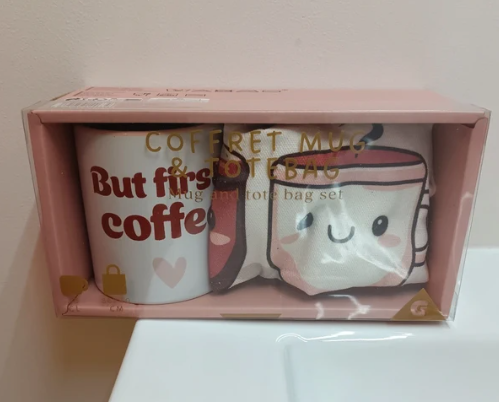 03 Punten.... Cadeau-set van Mok en Tas - leuk cadeau