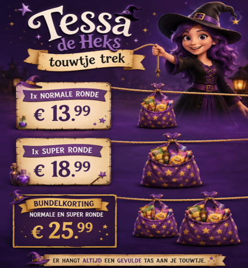Tessa's Touwtje trekken